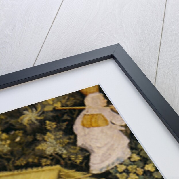 Crushing grapes. The wine press by Italian School