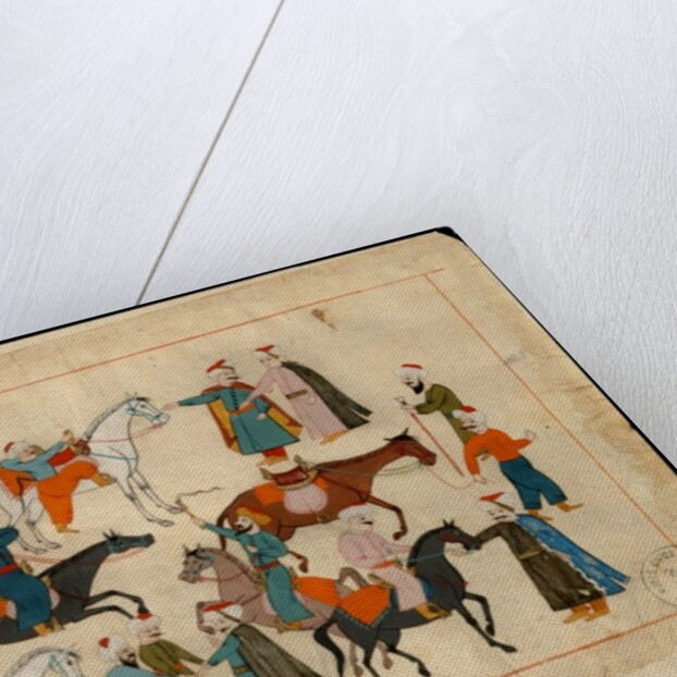 Ms. cicogna 1971, miniature from the 'Memorie Turchesche' depicting horse traders by Venetian School