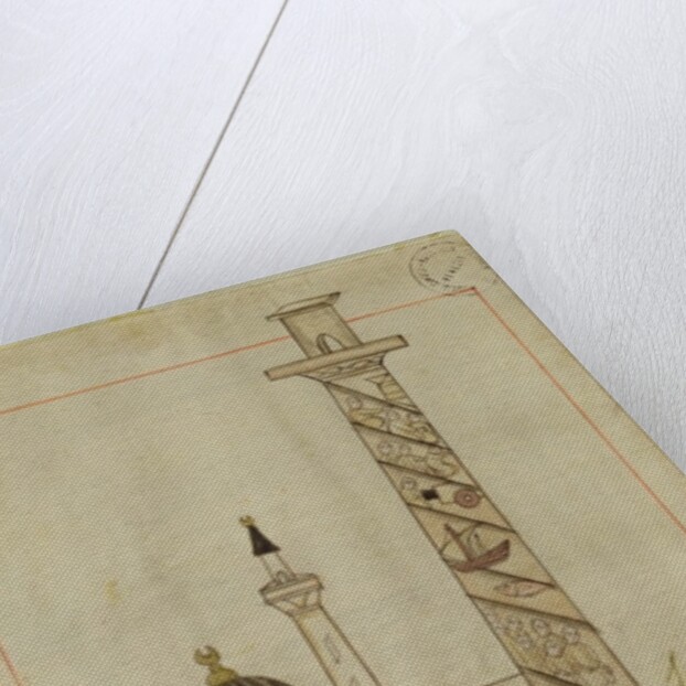 Ms. cicogna 1971, miniature from the 'Memorie Turchesche' depicting an open-air market in a piazza in Constantinople by Venetian School