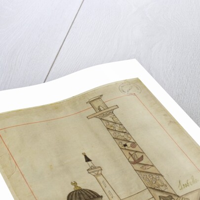 Ms. cicogna 1971, miniature from the 'Memorie Turchesche' depicting an open-air market in a piazza in Constantinople by Venetian School