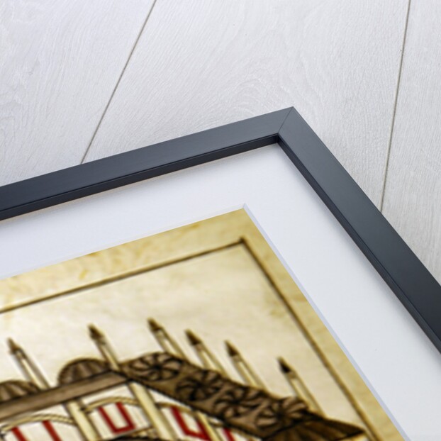 Miniature from the 'Memorie Turchesche' depicting the summer house reserved for the mother of the Sultan in the Topkapi Palace, Constantinople by Venetian School