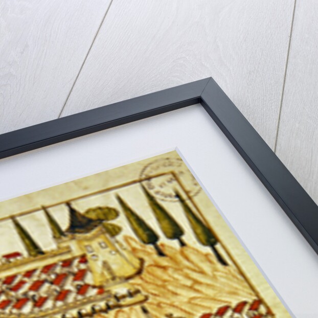 Ms. cicogna 1971, miniature from the 'Memorie Turchesche' depicting the two great fortresses on the Bosphorus by Venetian School