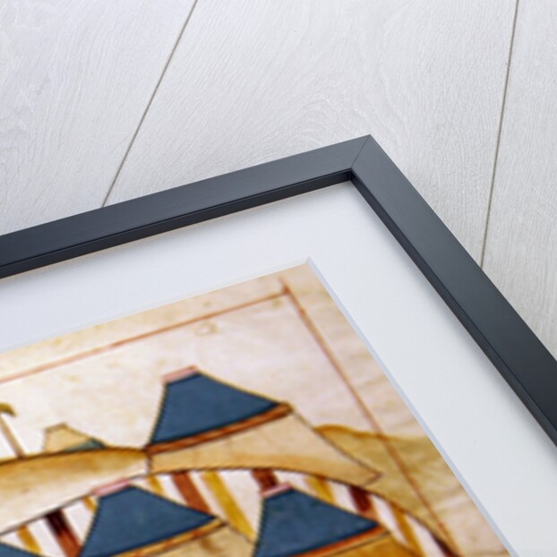 Ms. cicogna 1971, miniature from the 'Memorie Turchesche' depicting a Turkish camp with look-out tower by Venetian School