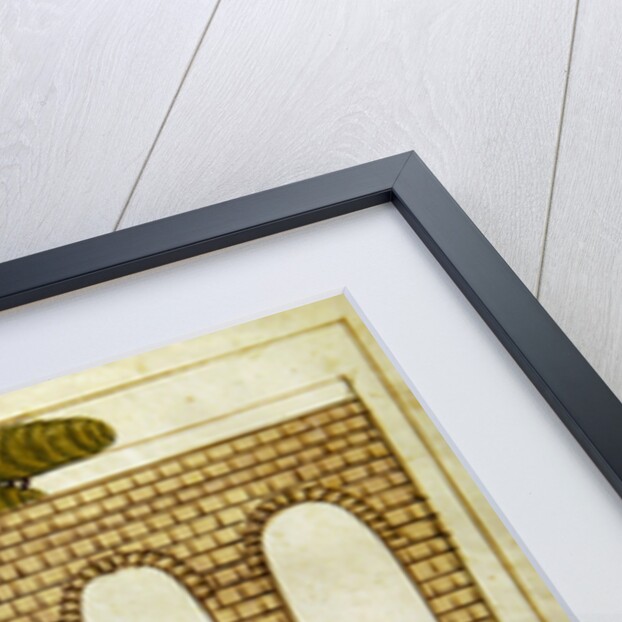 Ms. cicogna 1971, miniature from the 'Memorie Turchesche' depicting the great aqueduct at Constantinople by Venetian School