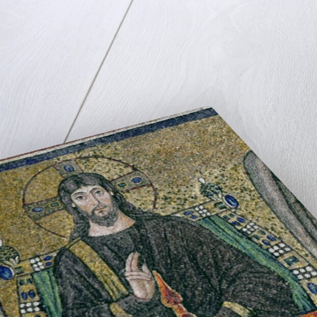 Christ enthroned with the angels by Byzantine School
