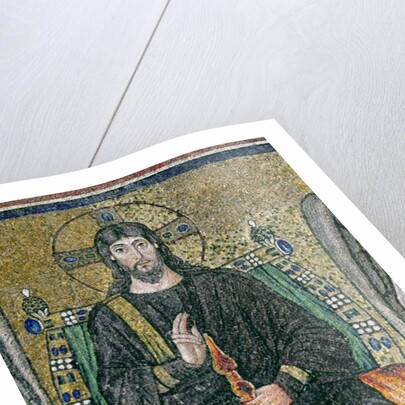 Christ enthroned with the angels by Byzantine School