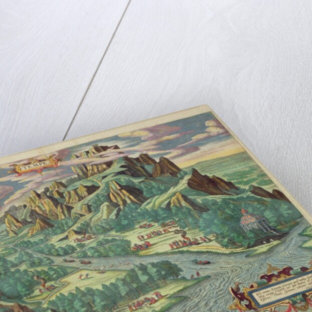 View of antique Thessaly from the 'Atlas Major', 1662 by Joan Blaeu