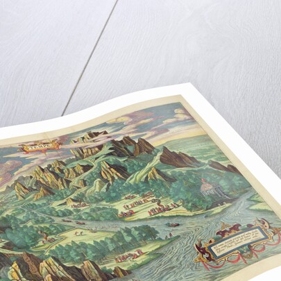 View of antique Thessaly from the 'Atlas Major', 1662 by Joan Blaeu