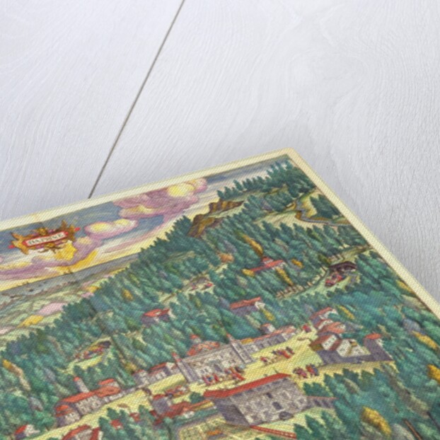 Antique map of Daphne from the 'Atlas Major', 1662 by Joan Blaeu