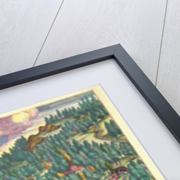 Antique map of Daphne from the 'Atlas Major', 1662 by Joan Blaeu