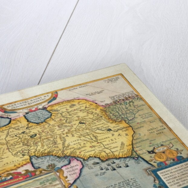 The Expedition of Alexander the Great by Abraham Ortelius