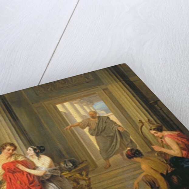 Alcibiades amongst the hetaerae by Cosroe Dusi