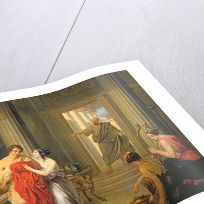 Alcibiades amongst the hetaerae by Cosroe Dusi