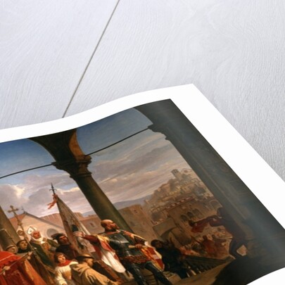 The Dedication of Trieste to Austria by Cesare Felix dell' Acqua