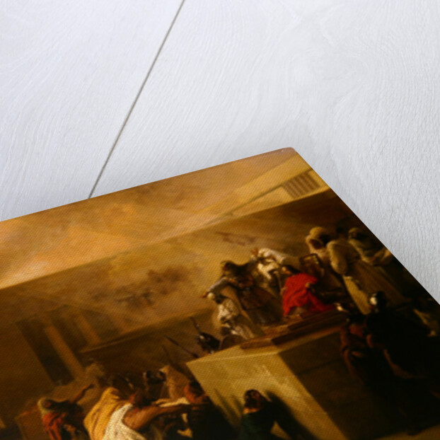 The Coronation of Joas, 1839 by Francesco Hayez