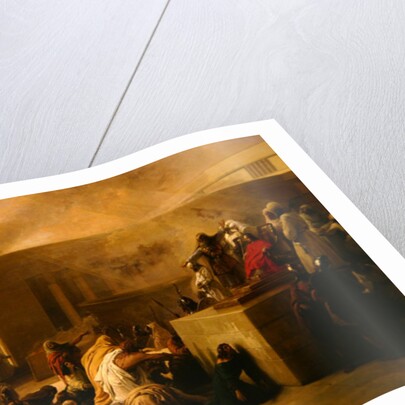 The Coronation of Joas, 1839 by Francesco Hayez