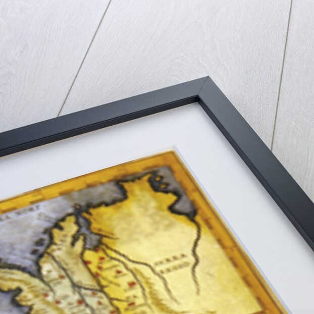 Map of the gold-bearing regions in Peru by Joan Blaeu