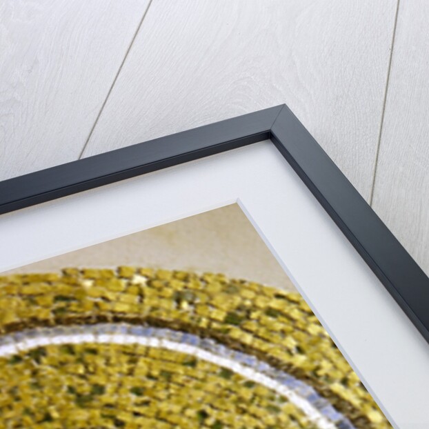 Saint Barbaziano: Fragment of a mosaic from the Basilica Ursiana, the former Cathedral of Ravenna by Italian School