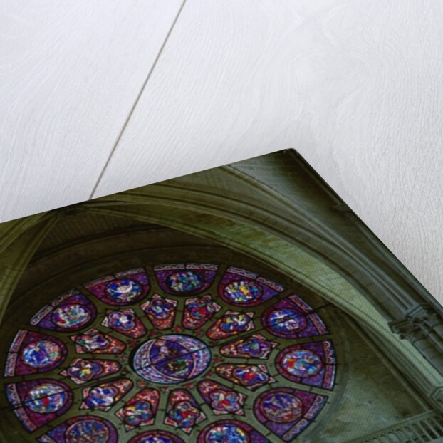 West rose window, c.1220 by Anonymous