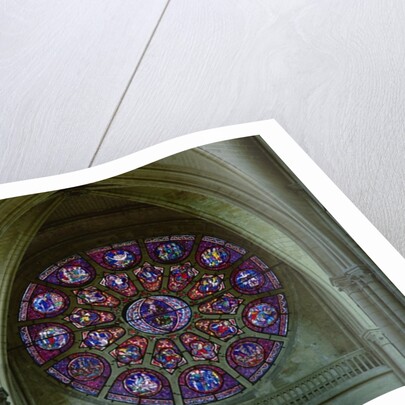 West rose window, c.1220 by Anonymous