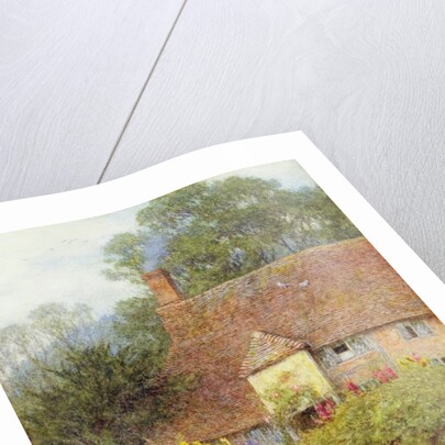 By the Cottage Gate by Helen Allingham