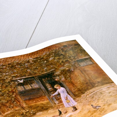 A cottage at Shere, c.1875 by Helen Allingham