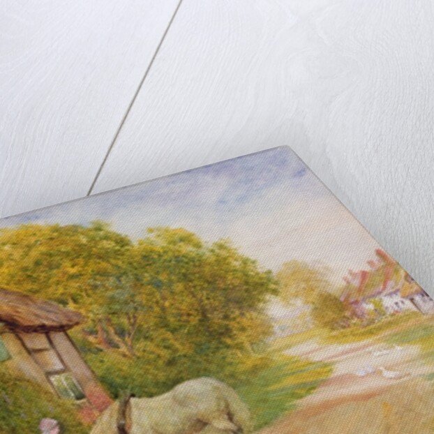 Outside the Village Inn by Arthur Claude Strachan