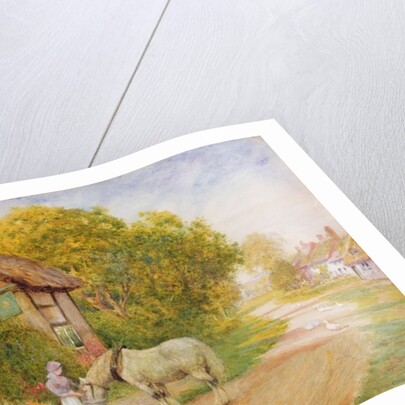 Outside the Village Inn by Arthur Claude Strachan