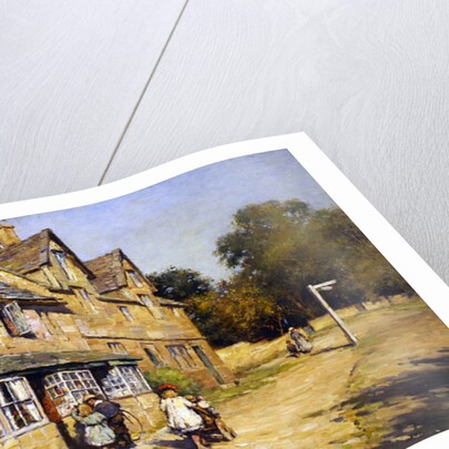 Cotswold village, 1917 by William Kay Blacklock