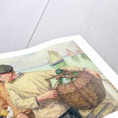 Breton fishermen, 1932 by Pierre Boissart