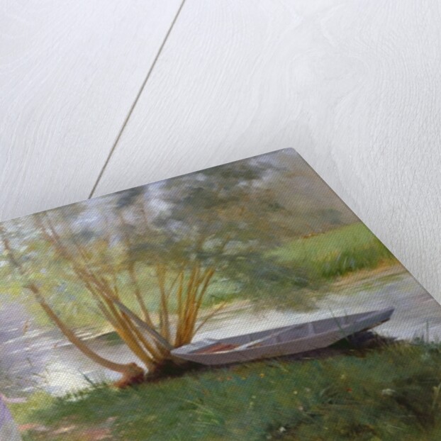 A walk by the river, 1890 by Pierre Andre Brouillet