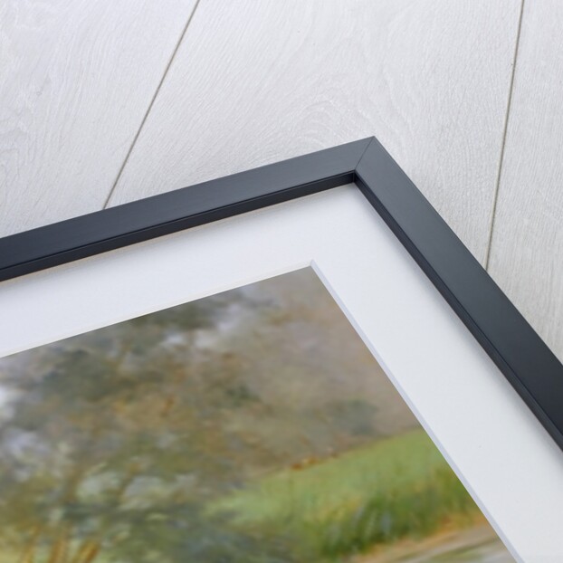 A walk by the river, 1890 by Pierre Andre Brouillet