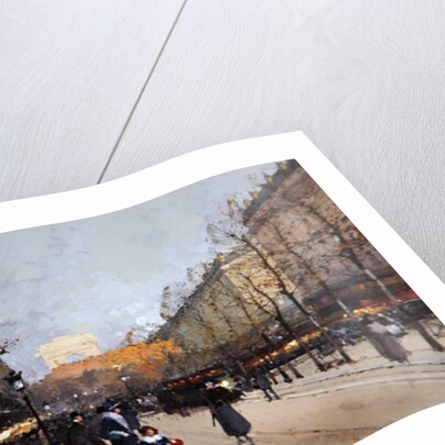 Les Champs Elysees, Paris by Eugene Galien-Laloue