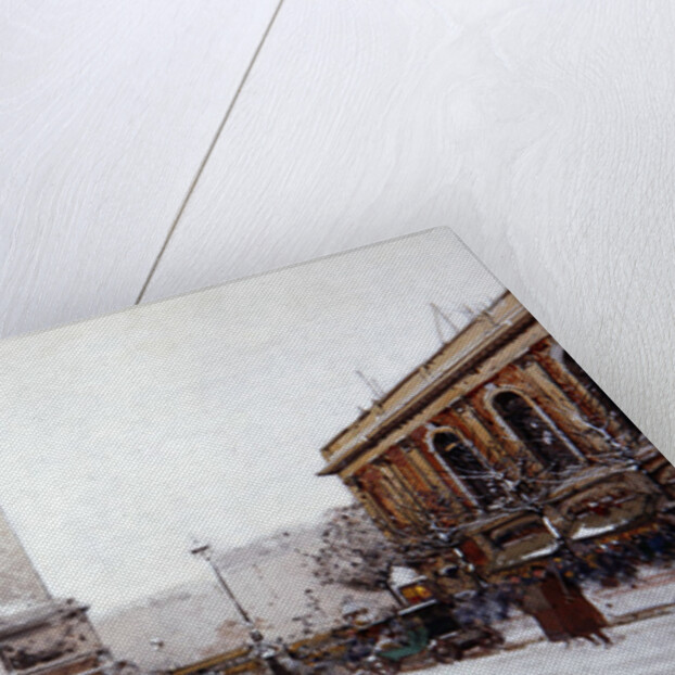 Place de la Bastille by Eugene Galien-Laloue