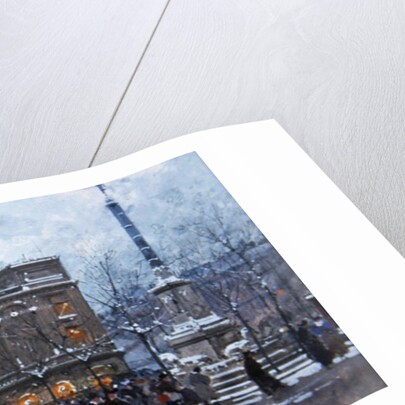 Place du Chatelet by Eugene Galien-Laloue