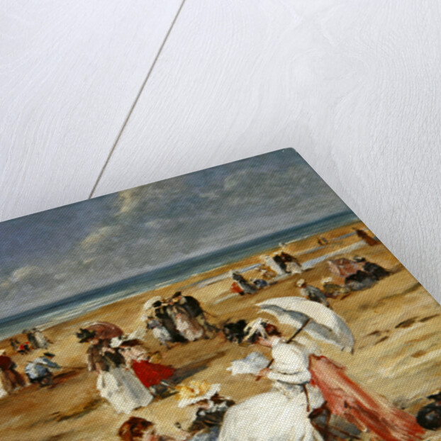 Beach at Courseulles by Henri Michel-Levy