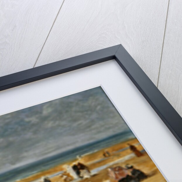 Beach at Courseulles by Henri Michel-Levy