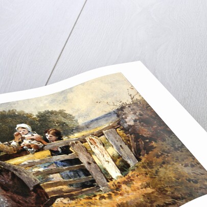 The Stile by Myles Birket Foster