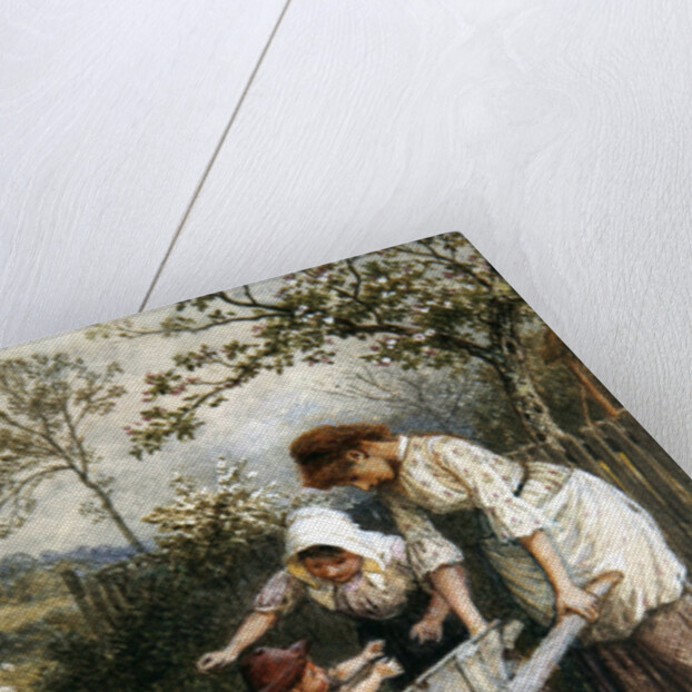 The Wheelbarrow by Myles Birket Foster