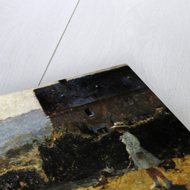 By the Farmhouse by Evariste Carpentier