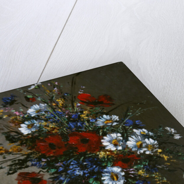 Poppies and Daisies by Eugene Henri Cauchois