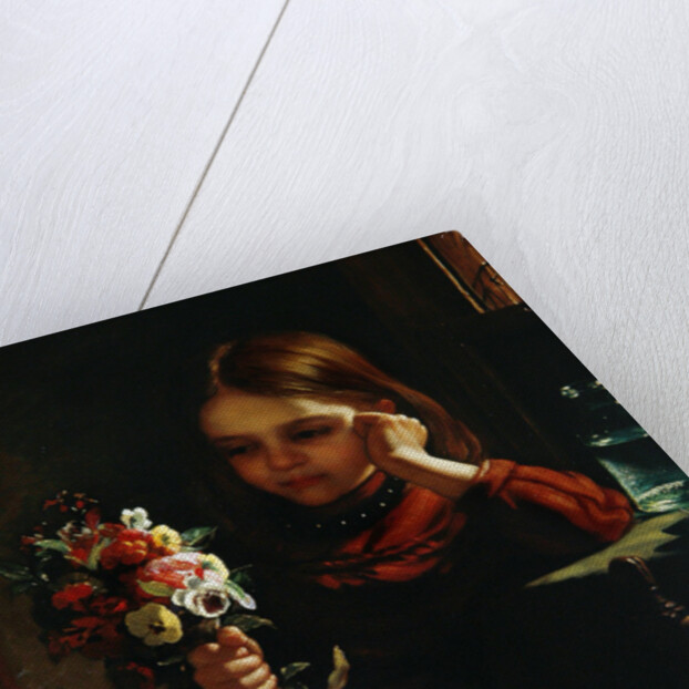 Girl with Flowers by John Davidson