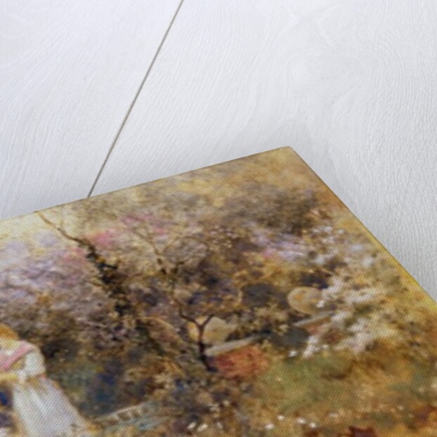 Picking Blossoms. 1895 by Thomas James Lloyd