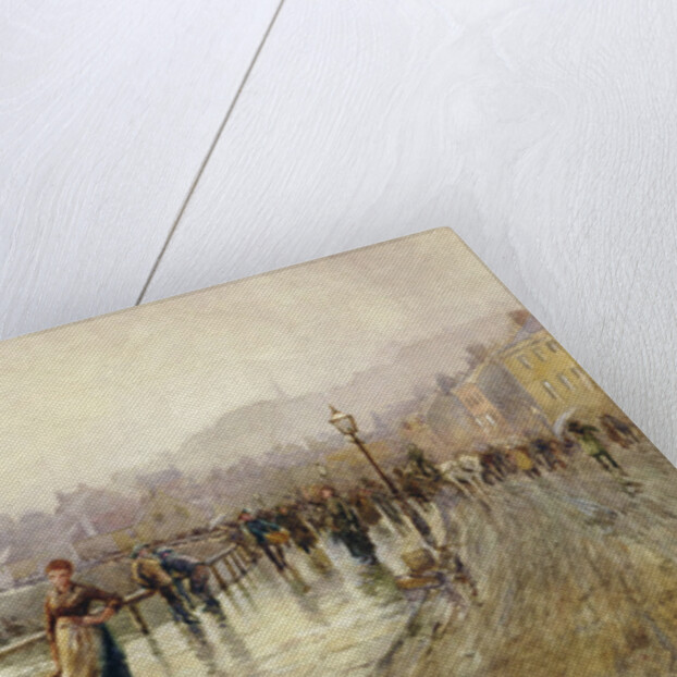 A Wet Day in Whitby by Percy Robertson