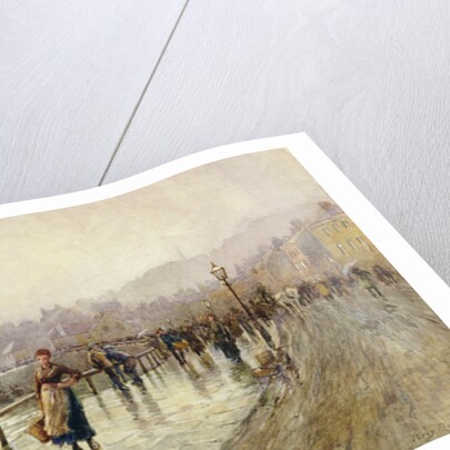 A Wet Day in Whitby by Percy Robertson