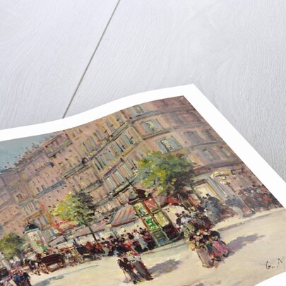 Paris Street Scene by Gustave Mascart