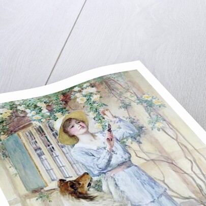 Picking Roses by William Henry Margetson