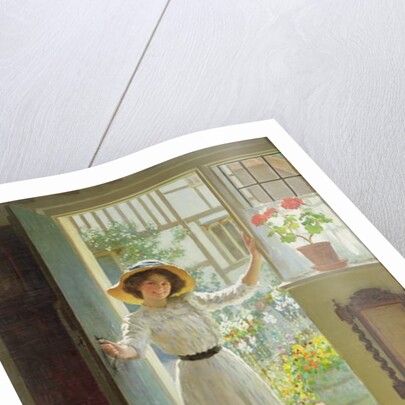 By the Cottage Door by William Henry Margetson