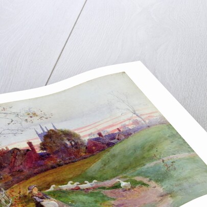 Hampton Lucy from the Ford by Thomas Mackay