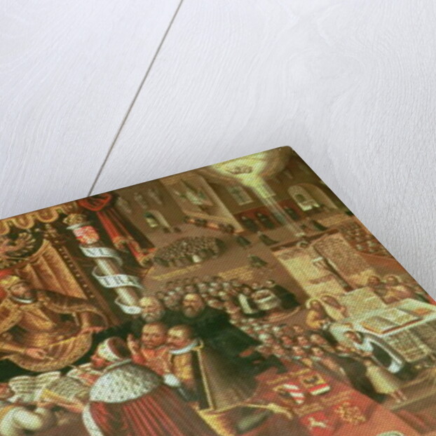 The Delivery of the Augsburg Confession, 25th June 1530, 1617 by German School